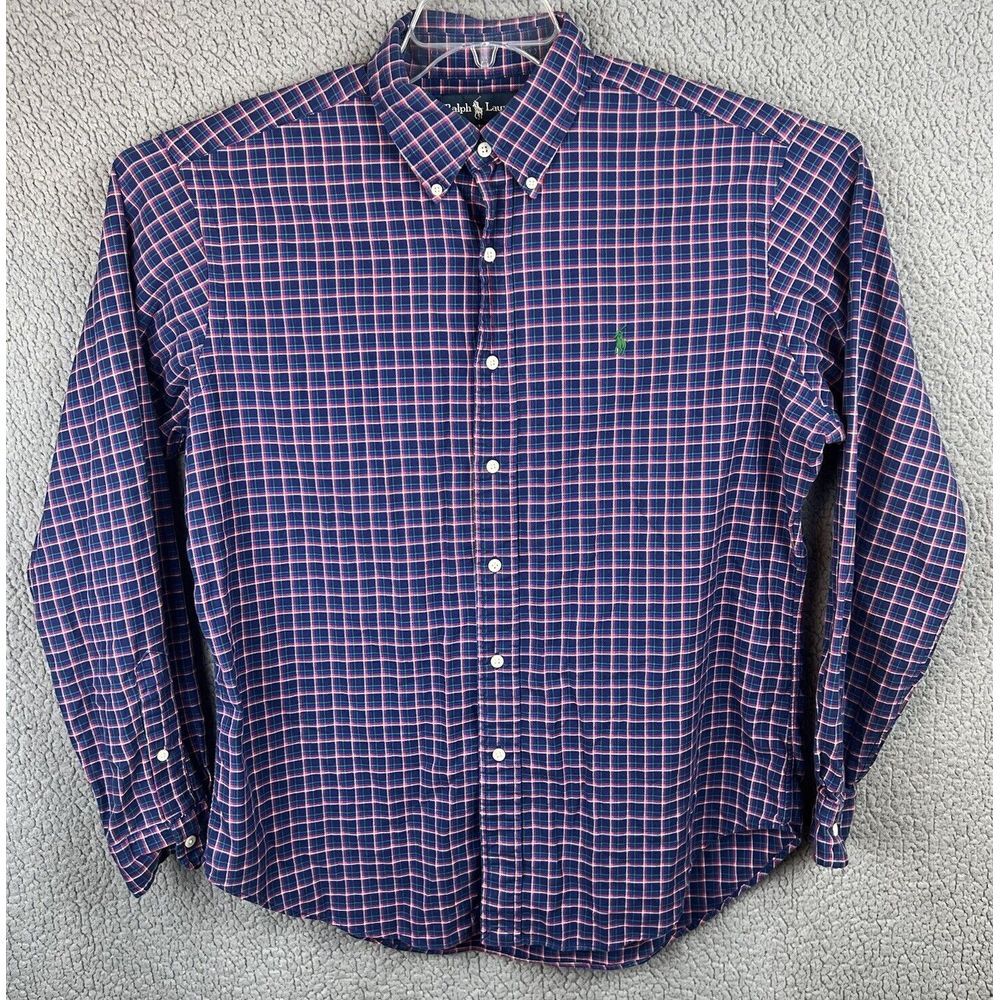 Ralph Lauren Plaid Casual Button Down Shirt